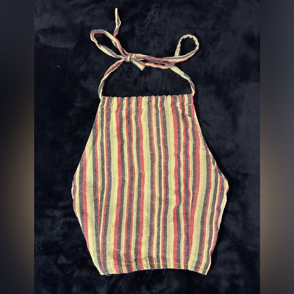 Striped Vintage Halter Top